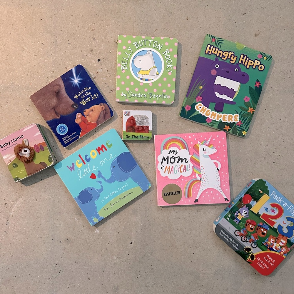 Bundle of baby books